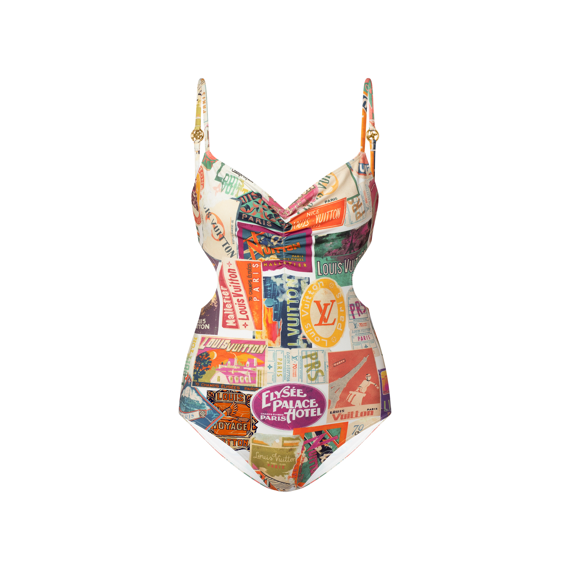 限定品【LOUIS VUITTON】Open-Back LV Pin One-Piece Swimsuit Open-Back LV Pin One-Piece Swimsuit - Ready to Wear | LOUIS